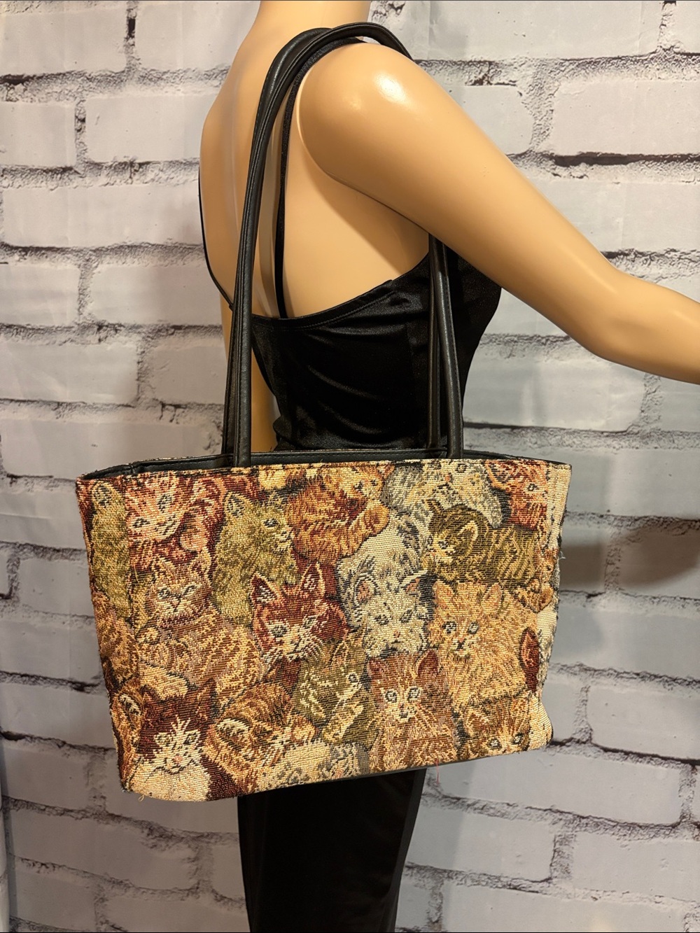 Vintage Sonoma Cat Tapestry Women’s Purse Bag